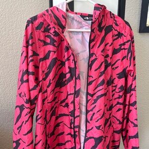 The North Face Vibrant Pink and Black Ski Jacket